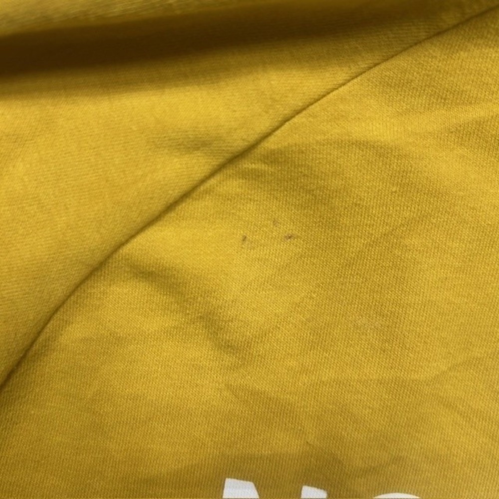North Face Half Dome Hoodie‎ Womens M Yellow Full Zip Hooded Sweatshirt *SPOTS - Picture 13 of 16